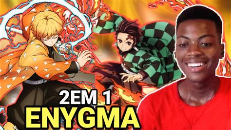 Em React Hekireki Issen Zenitsu Hinokami Kagura Tanjiro