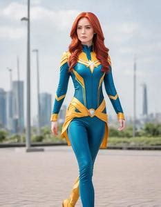 Jean Grey Phoenix Cosplay Face Swap Insert Your Face ID 1156829