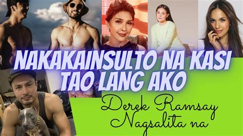 DEREK RAMSAY BUMUWELTA NA ANG TOTOONG DAHILA SINABI NA YouTube