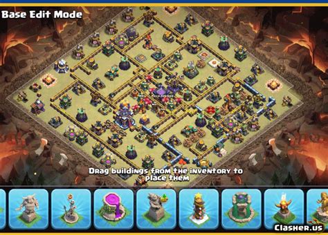 Town Hall 15 TH15 War Trophy Base 997 With Link 10 2022 War