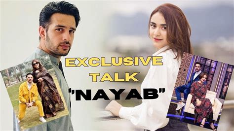 Qanda With Yumna Zaidi And Usama Khan Exclusive Talk With Nayab Team