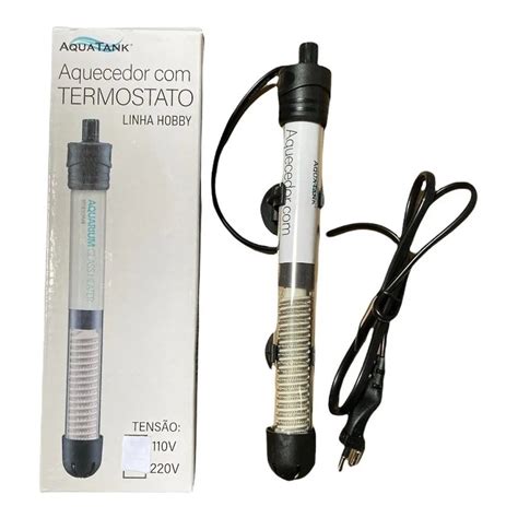 Termostatos Para Aquário - Termostato Com Aquecedor para aquário Aqua Tank Hobby 25w | Shopee Brasil