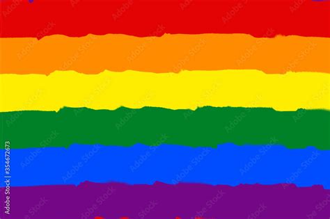 Lgbt Flag Gay Pride Social Movement Rainbow Flag Is A Symbol Of Lesbian