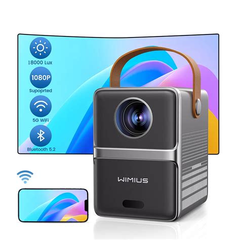 Wimius Proyector De Cine Port Til P L Menes G Wifi Bluetooth