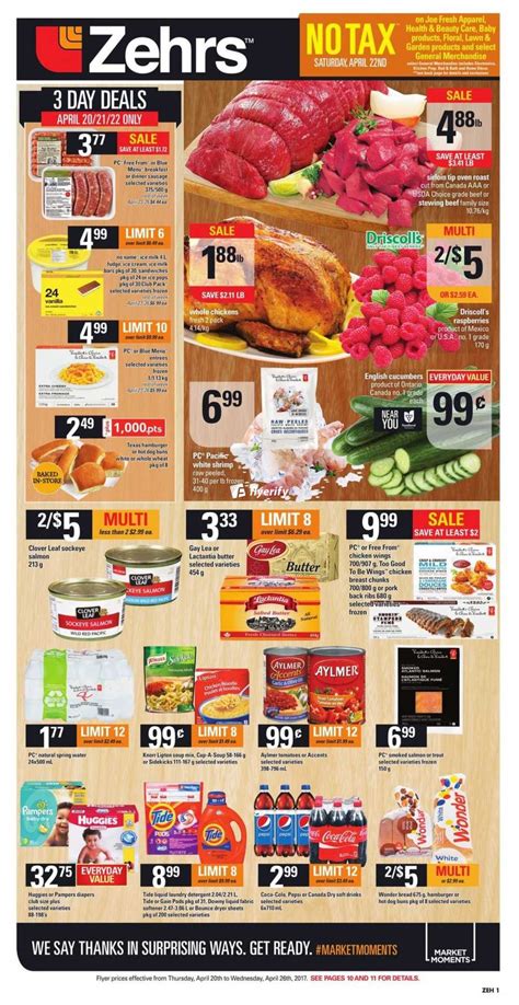 Zehrs Flyer April 20 to 26 Canada