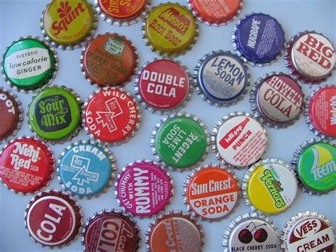 Soda Pop Caps Freecycle Old Glass Bottles Soda Pop Bottle Cap