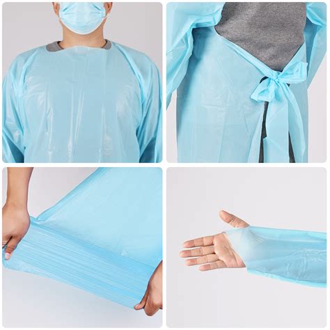 Mastermed Cpe Disposable Clinical Surgical Sterile Isolation Gowns With