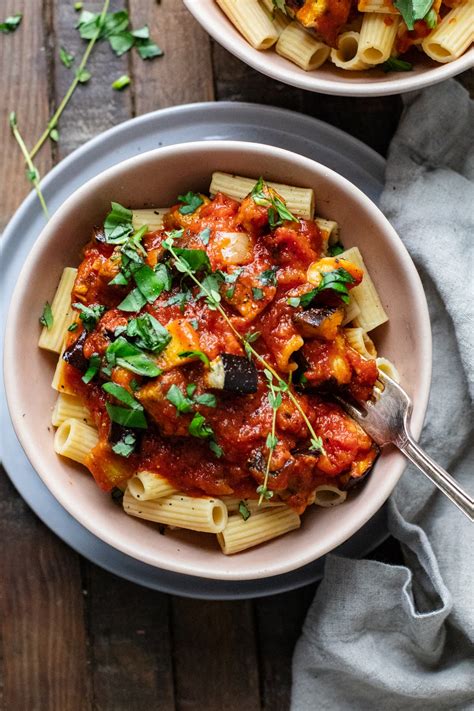 Roasted Eggplant Pasta Recipe Cart