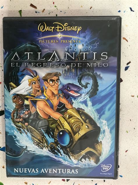 Atlantis The Return Of Milo DVD Walt Disney New Adventures Games Esp