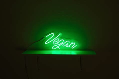 Vegan - Неоновые вывески FLIX NEON