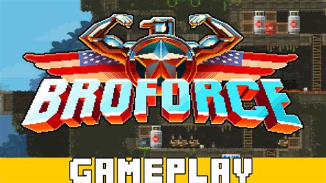 Broforce Co Op Gameplay Pl Bart Youtube