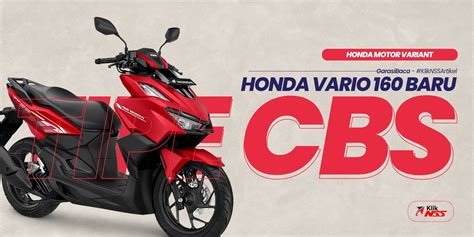 Vario Cbs Miliki Warna Merah Dan Stripping Baru