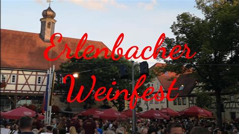 Erlenbacher Weinfest YouTube