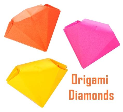 Origami Diamonds · How To Fold An Origami Gem · Other On Cut Out Keep