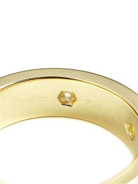 【cartier】カルティエ『k18yg ラブリング フルダイヤ』115号 1週間保証【中古】2022099050016 ブランド