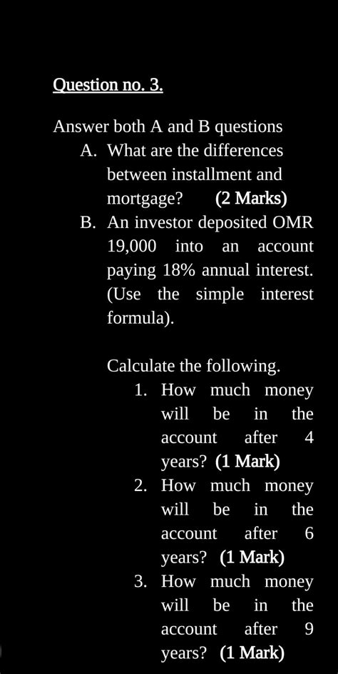 Solved Question No 3 Answer Both A And B Questions A What