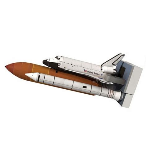 Natefemin Space Shuttle Atlantis Model Diy Paper Model Rocket