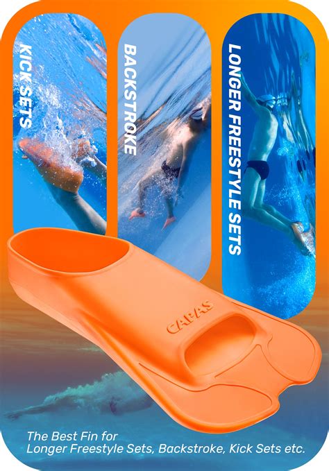 Capas Swim Training Fins Short Blade Capas Official Store