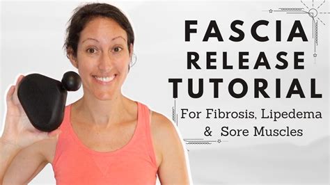 Fascia Blasting Massage Gun Tutorial For Lipedema Fibrosis Sore