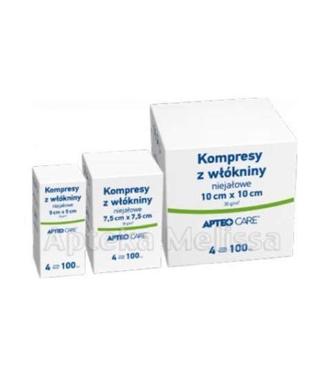 Apteo Care Kompresy Z W Kniny Nieja Owe X Cm Szt