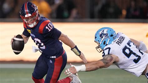 Le Football des Alouettes Les Alouettes s inclinent 19 à 13 face au