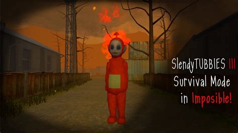 Slendytubbies 3 Survival Mode In Militar Base Day In Difficulty Imposible Youtube