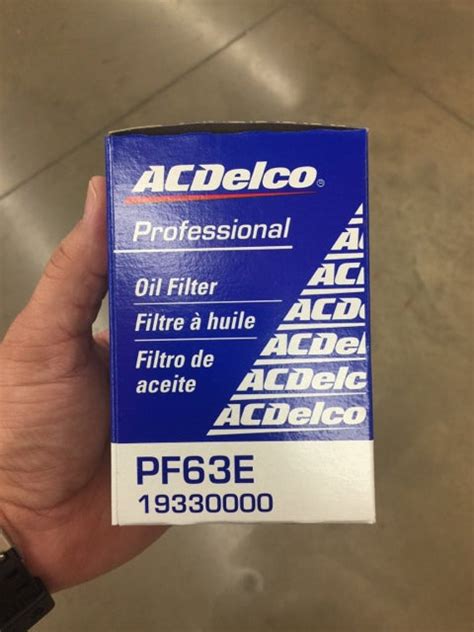 Ac Delco Pf E Oil Filter Cross Reference