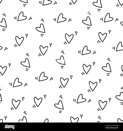 Doodle Art Seamless Pattern Stock Vector Image And Art Alamy