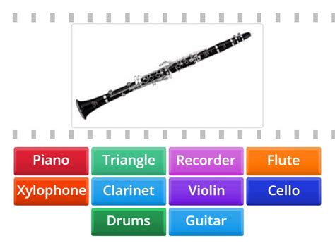 Instruments Match Find The Match
