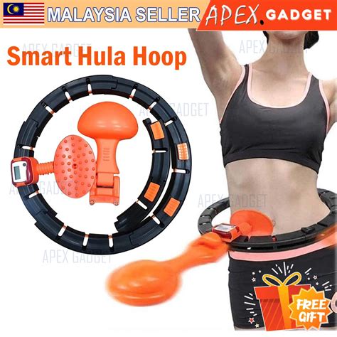 AP Smart Hula Hoop 360 Rotating Weighted LCD Counting Adjustable