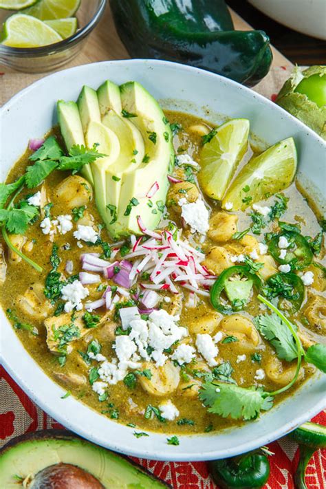 Pozole Verde De Pollo Green Mexican Hominy And Chicken Soup Closet