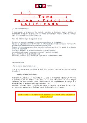 Tarea S Cuadernillo De La Ta Crt Consigna Para La Tarea Acad Mica