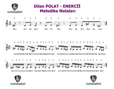 Dilan POLAT ENERCİİ Melodika Notaları Nota Nehri