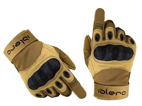 Islero Leather All Weather Motorbike Motorcycle Gloves Carbon Fiber Knuckle Ebay