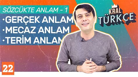 8 Sınıf Sözcükte Anlam 1 Örneklerle Terim Anlam Mecaz Anlam Gerçek