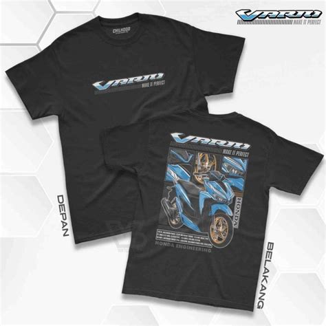 Kaos Honda Vario 150 Make It Perfect V2 Baju Distro Motor Racing