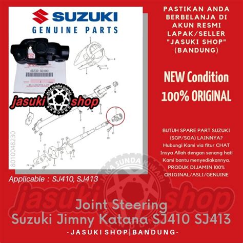 Jual Cross Joint Steering Stir Suzuki Jimny Katana Sj Sj Asli Ori