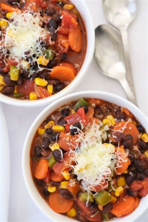 Vegetarian Black Bean Chili Brooklyn Farm Girl