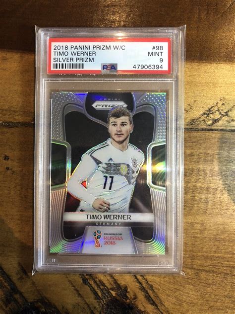 Timo Werner Panini World Cup Silver Prizm Psa Ebay