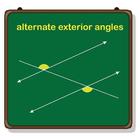 Alternate Exterior Angles Over 34 Royalty Free Licensable Stock