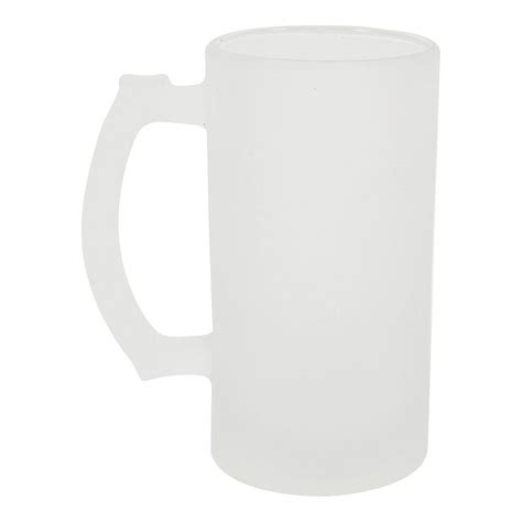 Mugs Glass Frosted Box Of 2 X 16oz Trigger Beer Steins