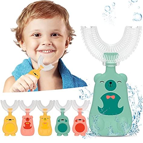 Kids U Shaped Toothbrushes 2 Pcstoddler Toothbrush Food Grade Soft