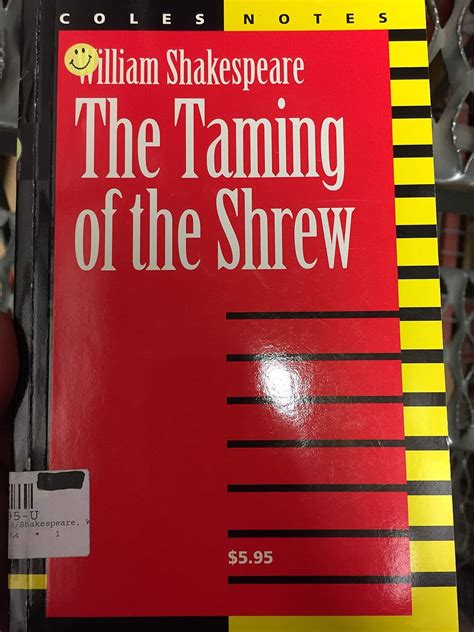 Amazon Fr Coles Notes William Shakespeare The Taming Of The Shrew