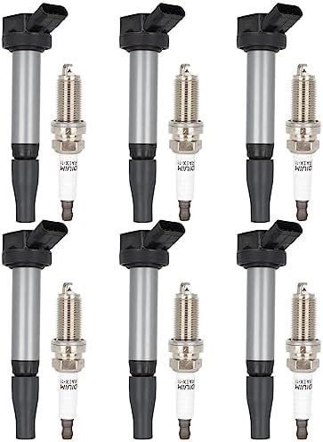 Amazon ECCPP UF796 6 Ignition Coils With 6 Iridium Spark Plugs For