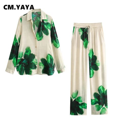 Cm Yaya Conjunto De Piezas De Sat N Floral Para Mujer Traje Elegante