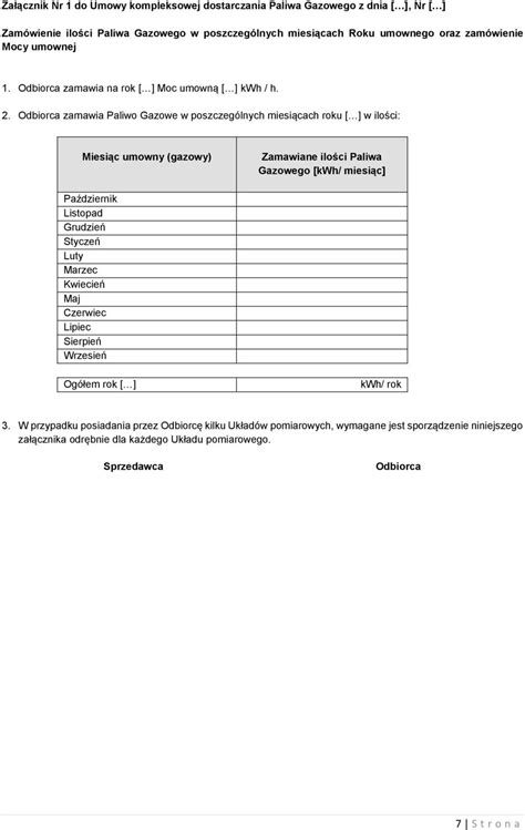 Umowa Kompleksowa Dostarczania Paliwa Gazowego Nr Pdf Free Download