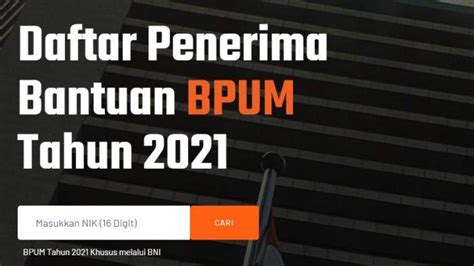 Cek Penerima Blt Umkm Tahap Di Bri Dan Bni Berikut Cara Pengajuannya