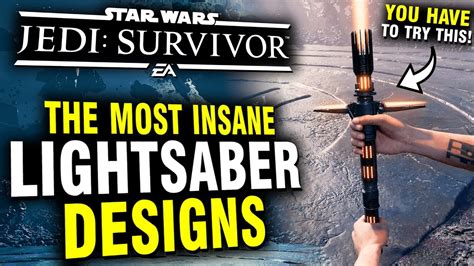 Jedi Survivor 8 INSANE Looking Lightsaber Designs You Have To Try