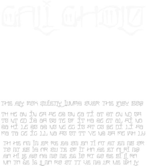 Cali Cholo Graffiti Font Display Page