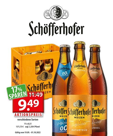 Schöfferhofer Weizen mix Oder Hefeweizen Angebot bei EDEKA